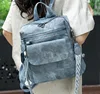 New Fashion Tassels Designer High Quality Leather Backpacks Women's Casual Large Capacity Travel Shoulder Bags Vintage Totes 4