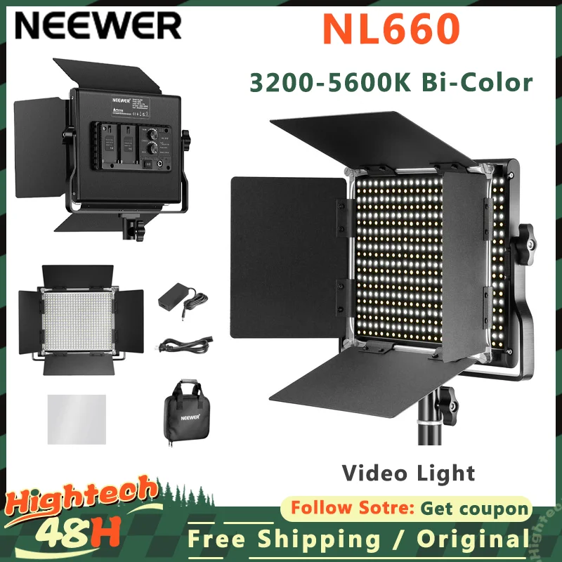 NEEWER アドバンスドNL660-2.4G Neewer アドバンスド2.4G 660 LEDビデオライト（NL660-2.4G