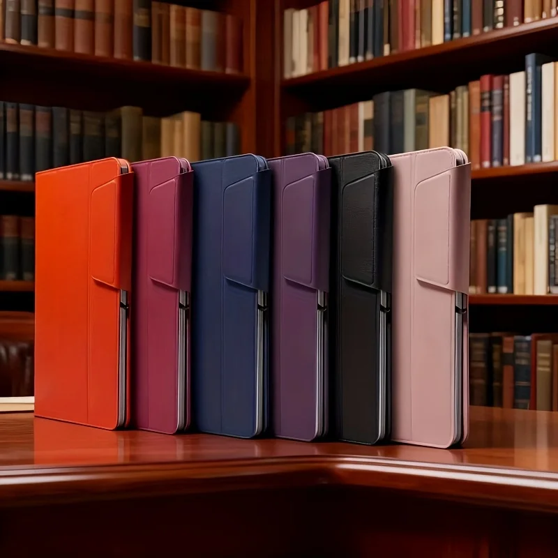 Vibrant Multi-Color Tablet Case in Pink, Black, Dark Blue, Deep Purple, Orange, and Burgundy