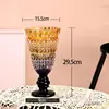 Enjoy Life Delicate Glass Vase Luxury Clear Bright Home Decorative Water Pot Resplendent Table Room Flower Holder Ornaments 6