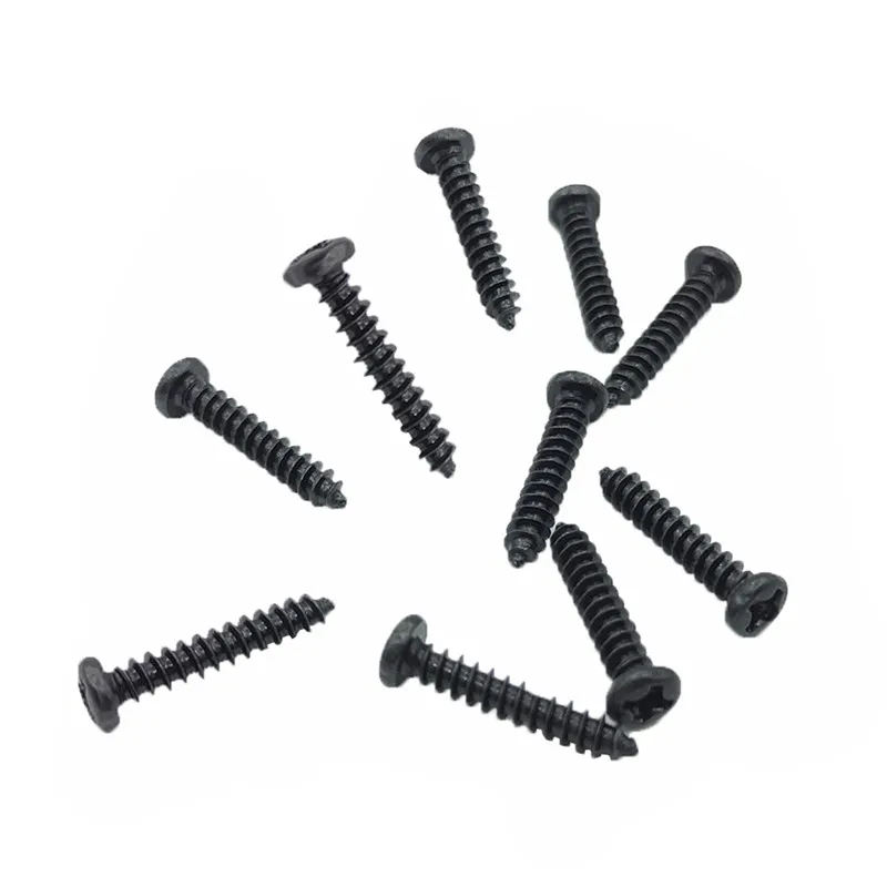 Self Tapping Screw 50Pcs 100Pcs Laptop Glasses M1 M1.2 M1.4 M1.7 M2 M2.3 M2.6 M3 M3.5 M4 Phillips Cross Round Head Wood