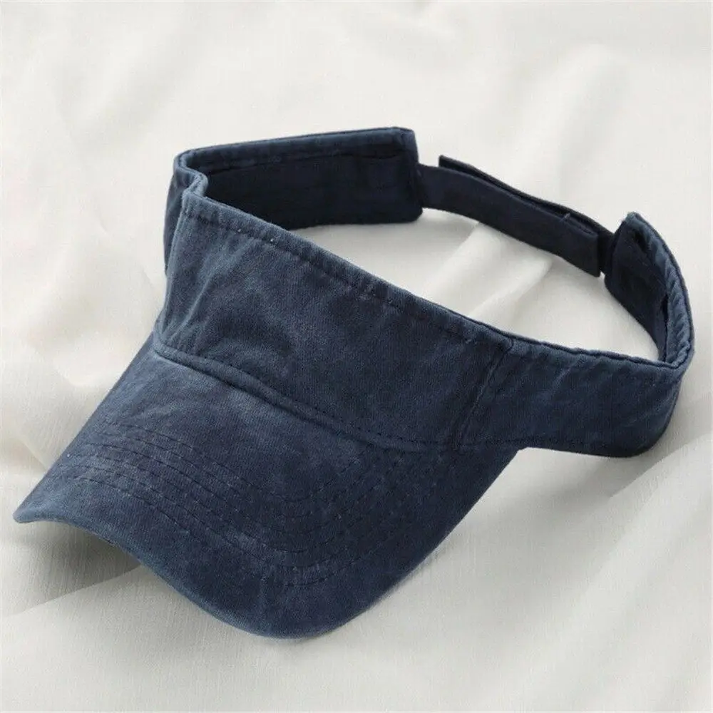 Adjustable Sun Visor Sports Hat Tennis Golf Headband Beach Cap Men Women UV Protection Baseball Hat Sunscreen Hollow Top Cap