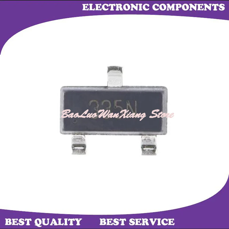 

10 Pcs/Lot FDN335N SOT-23 20V/1.7A New and Original In Stock