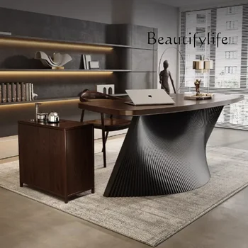 JB Asthetic Manager bureau De direction moderne luxe design poste De travail bureau Table conférence noir Mesa De Escritorio maison Offi