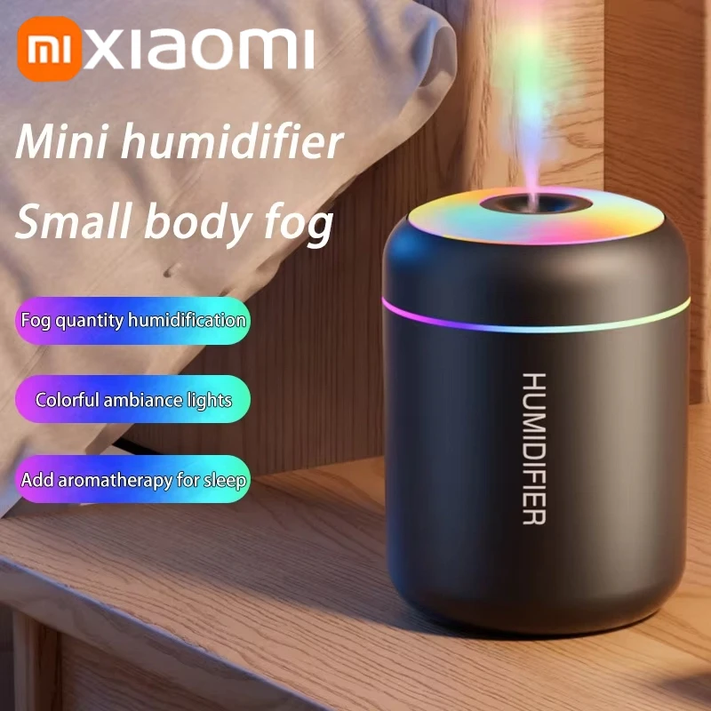 Air humidifier,air purifier Xiaomi Mini Car Air Humidifier USB Electric Aroma Diffuser Essential Oil Purifier Aromatherapy Mist Maker Lights for car home
