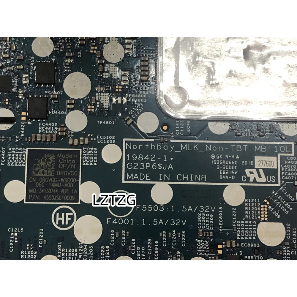 19842-1 For Dell Latitude 5310 Motherboard I5-10310U SRGKX