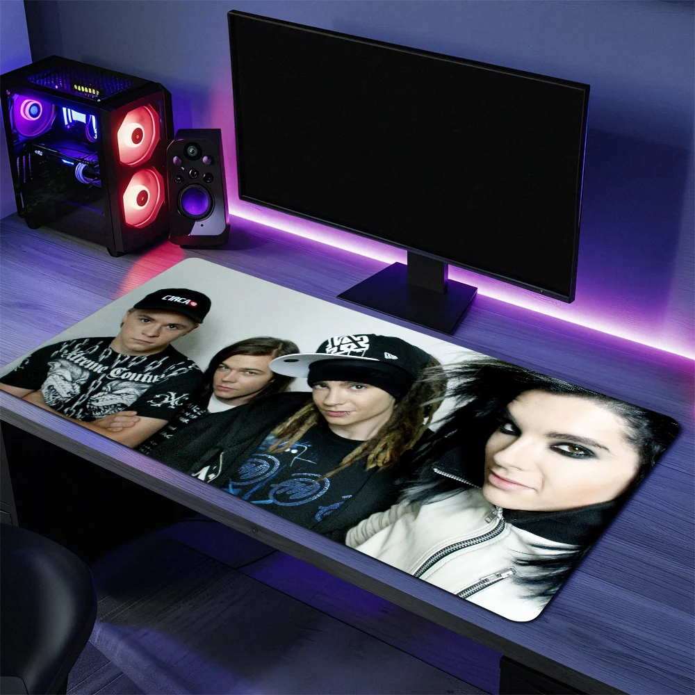 Band Tom Bill Kaulitz Tokio Hotel For Computer Game Big Keyboard Office Large Mouse Mat Pad Anti-slip Rubber PC Mice 3