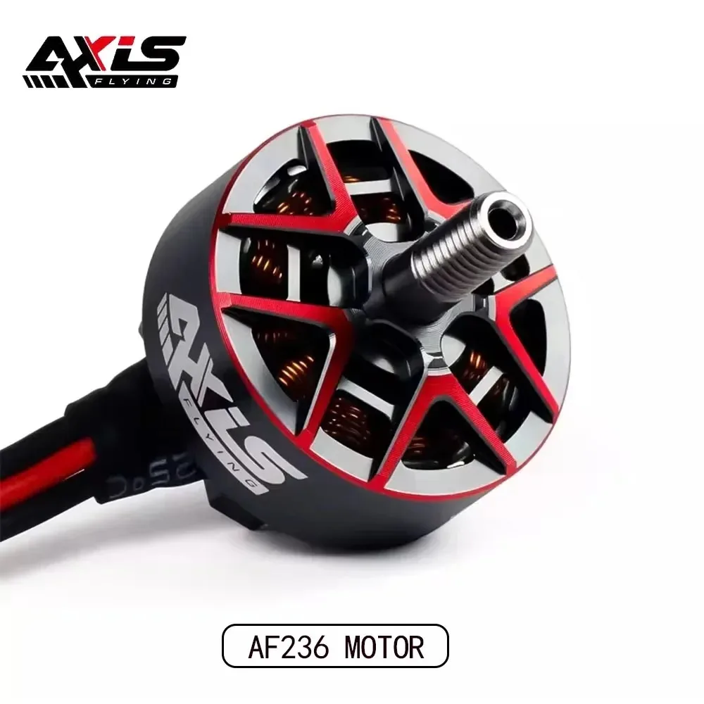 Axisflying AF236, 4 шт., бесщеточный двигатель, комбинированный гоночный двигатель 1960 кВ/2100 кВ 6S для Mark4 5 6 дюймов, рама FPV дрона thumbnail 5