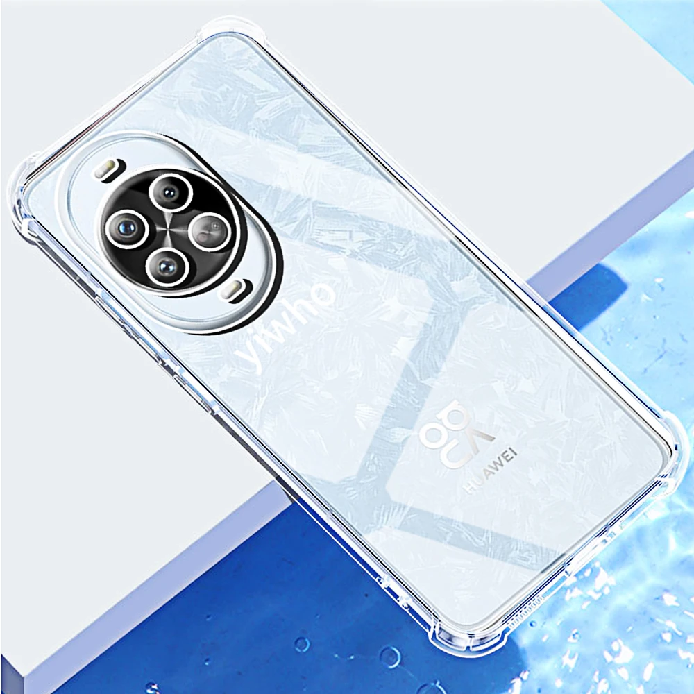 Ultra Clear Transparent Phone Case - Soft TPU Protective Back Cover with Camera Shield