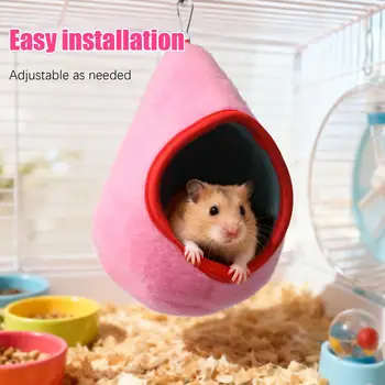 Amaca per Piccoli Animali, Decorazione per Gabbie di Topi, Cuccia per Criceti e Scoiattoli, per Relax e Riposo, Uso Interno ed Esterno, per Piccoli Animali Domestici