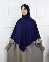 Fashion Muslim Hijab Abaya Hijabs For Woman Abayas Khimar Women Jersey Islamic Head Scarf 2