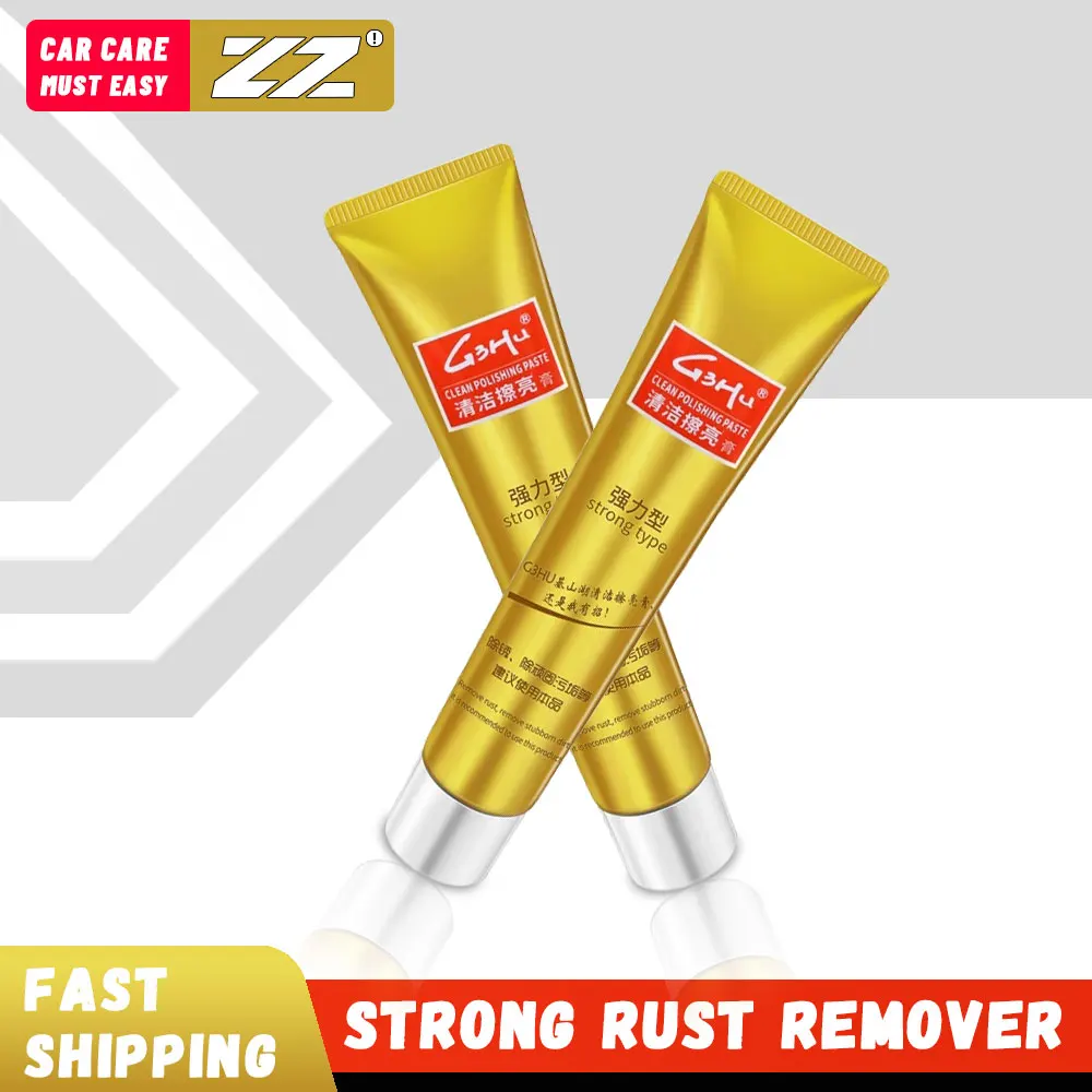 10g Metal Polishing Cream Wax Mirror Metal Stainless Steel Kitchen Supplies Car Tires Ceramic Cleaning Paste Rust Remover