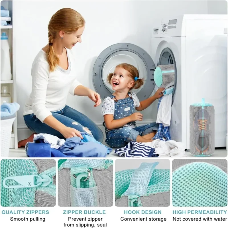 Washing Shoes Bag with Protector Fluffy Fibers