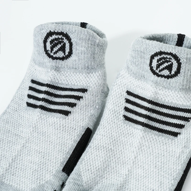 Chaussettes de sport en coton pour hommes, 5 paires/lot, haute qualité, cheville, respirantes, douces et confortables, courtes, à la mode, quatre saisons, 4 Styles_voghion.com