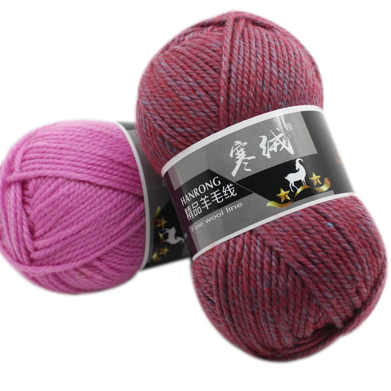1Pc 100g Wool yarn for hand Knitting Middle thick Crochet Yarn lana thread to knit Sweater Scarf Sweater line crochet shawl hat 5