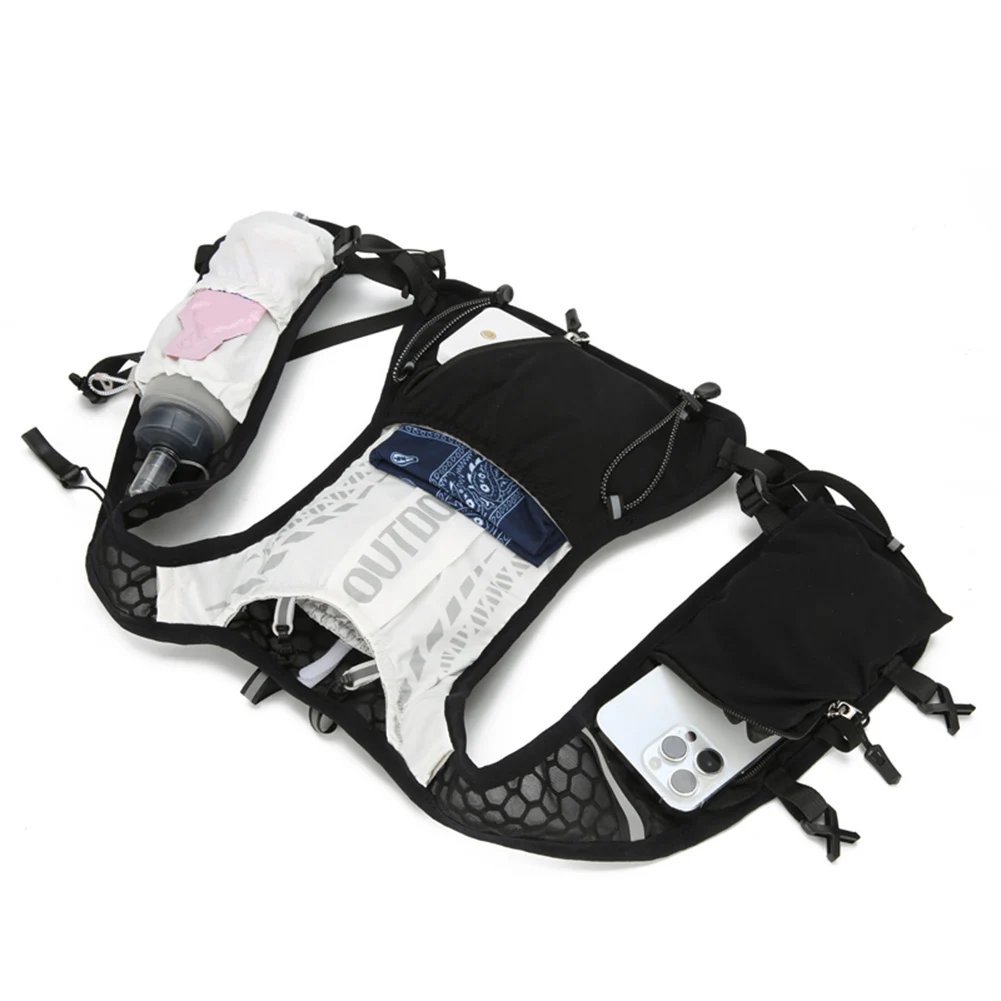 Hydration Running Vest Breathable Lightweight Running Vest Reflective Hydrations Backpack for Hiking Trail Running 6