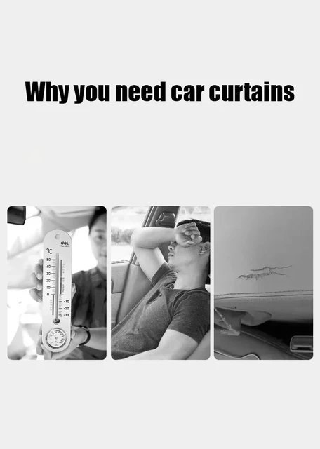 Parasole Auto Dentedeleao 2 Pezzi - Magnetica, 80x50 Cm, Protezione UV E Termica Per Lunotti - Foto 4