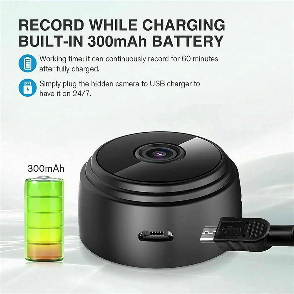 A9 Mini Camera Indoor Camera Security Protection 1080P WiFi Surveillance Cameras For Home Security Night Vision Motion Detect