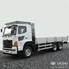 1/14 Simulation truck 6X4 flatbed truck RC Remote control metal transporter modified LESU model 1