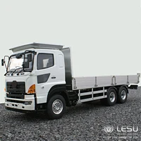 1/14 Simulation truck 6X4 flatbed truck RC Remote control metal transporter modified LESU model 1