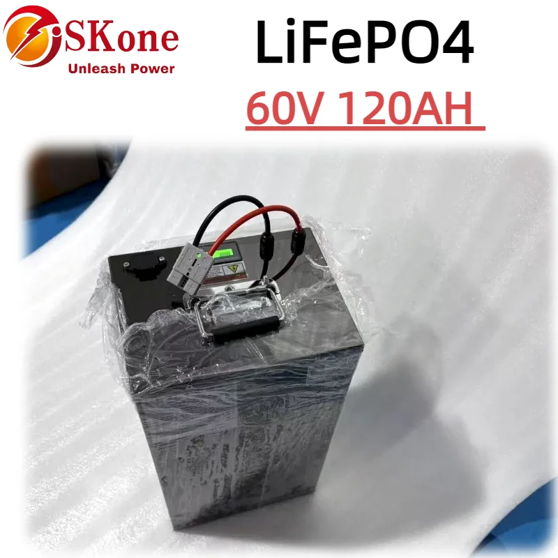 SKone 60V 120Ah Portable Power Pack with Bluetooth Monitoring and Charger