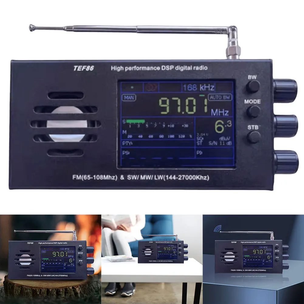 TEF86-DSP-Digital-Radio-FM-65-108Mhz-SW-MW-LW-144-27000Khz-DSP-Radio ...