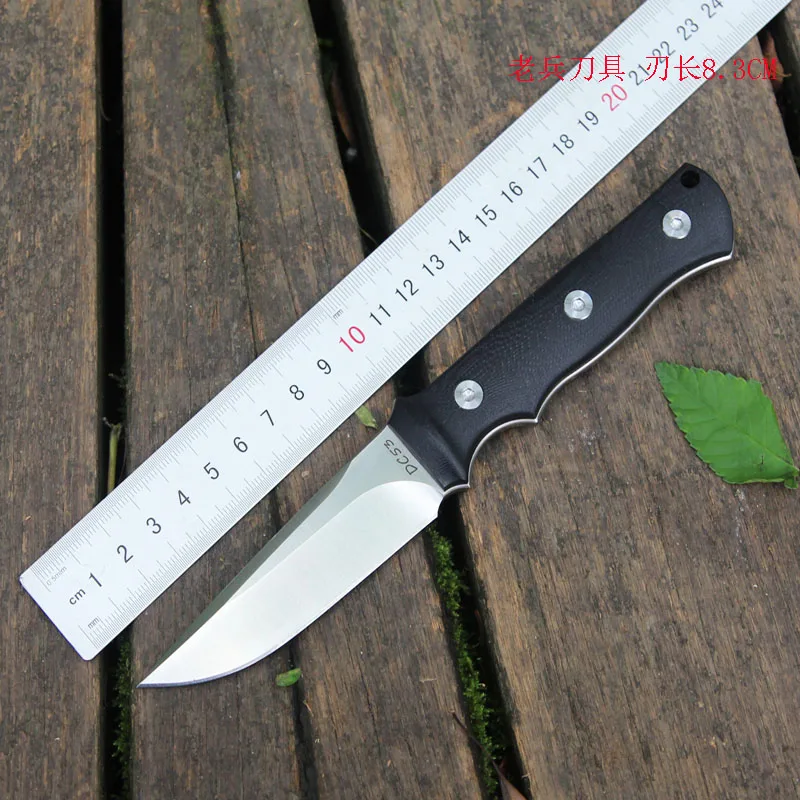 1-Piece-Fixed-Blade-Knife-Straight-Blade-Knife-DC53-Blade-with-Knife ...