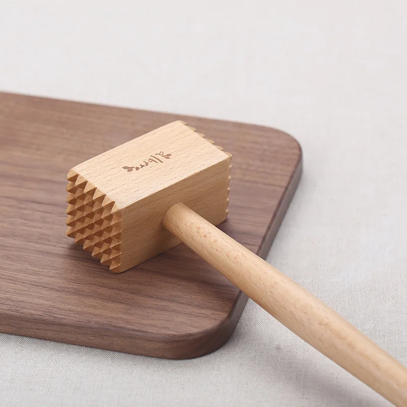 Meat Tenderizer Meat Hammer Wood Meat Tenderizer Mallet Kitchen Cooking Utensils