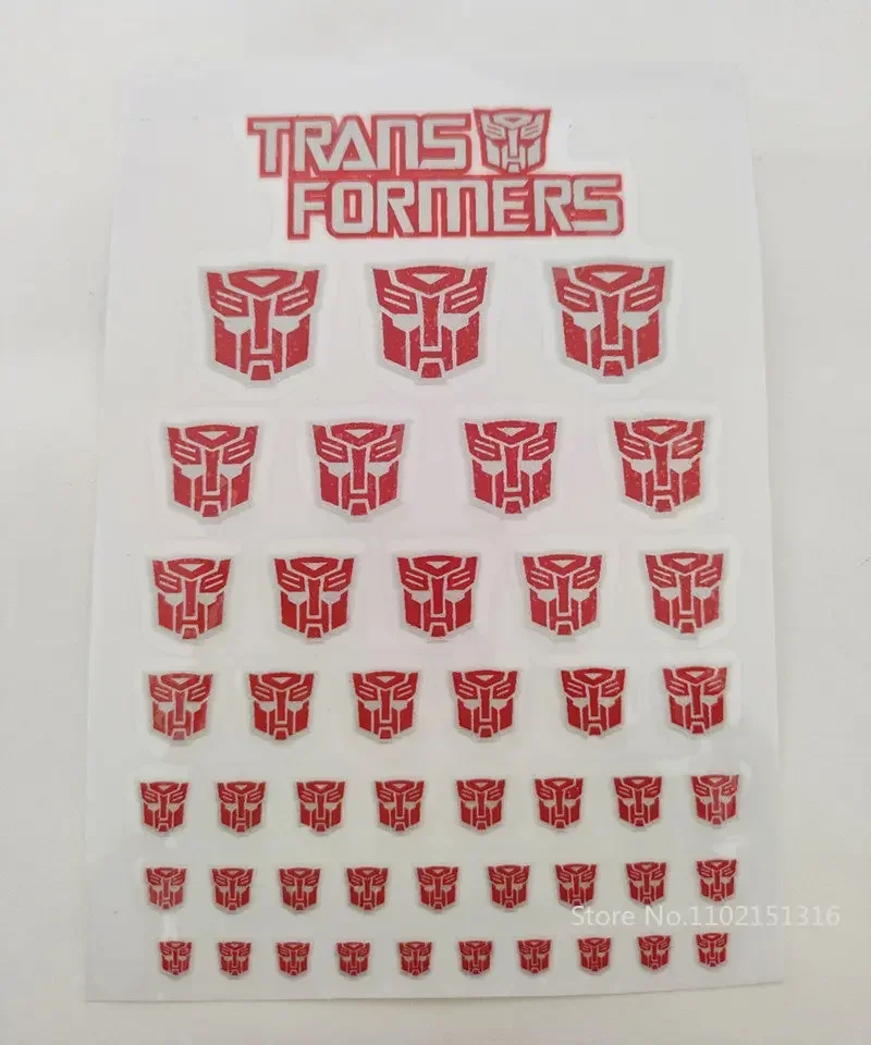 Car Sticker Decal Decepticons Autobots G1 Stickers 45+ Symbol DIY Scene Accessories Decoration cartoon stickers,decorative stickers,car sticker decal
