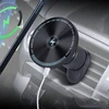UYUXIO 15W Magnetic Wireless Car Charger Air Vent Fast Charging Car Mount Phone Holder with Magnet for iPhone 16 15 14 13 12