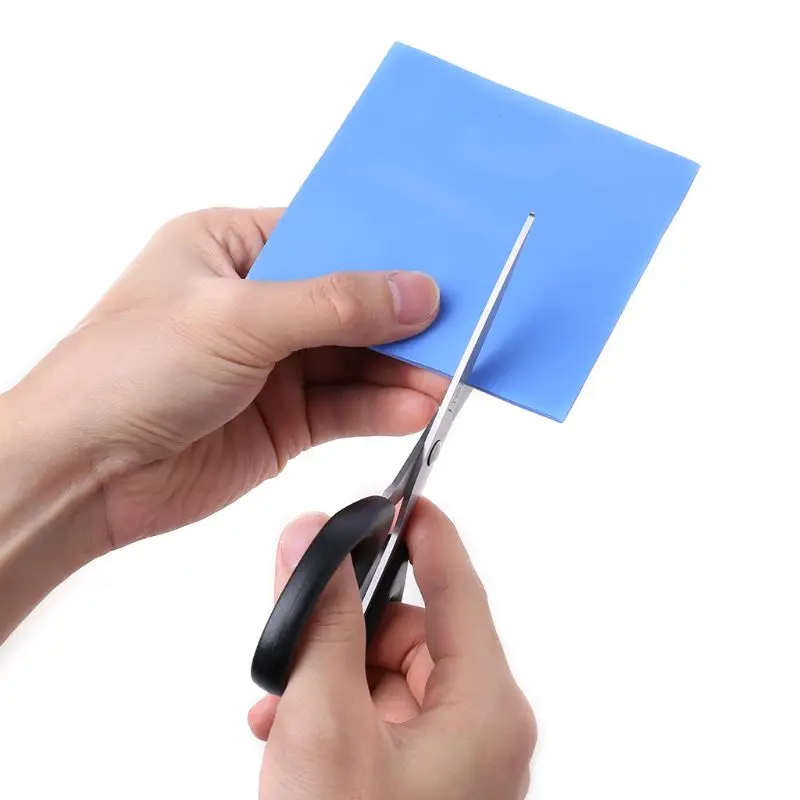 CPU/GPU 냉각 Dropship용 100x100x3mm 연질 실리콘 열 전도성 패드 방열판