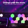 RGB Hexagonal Quantum Lamp LED Smart Wall Light Panels APP Remote Control Ambient Night Light DIY Shape Game Room Decor 3