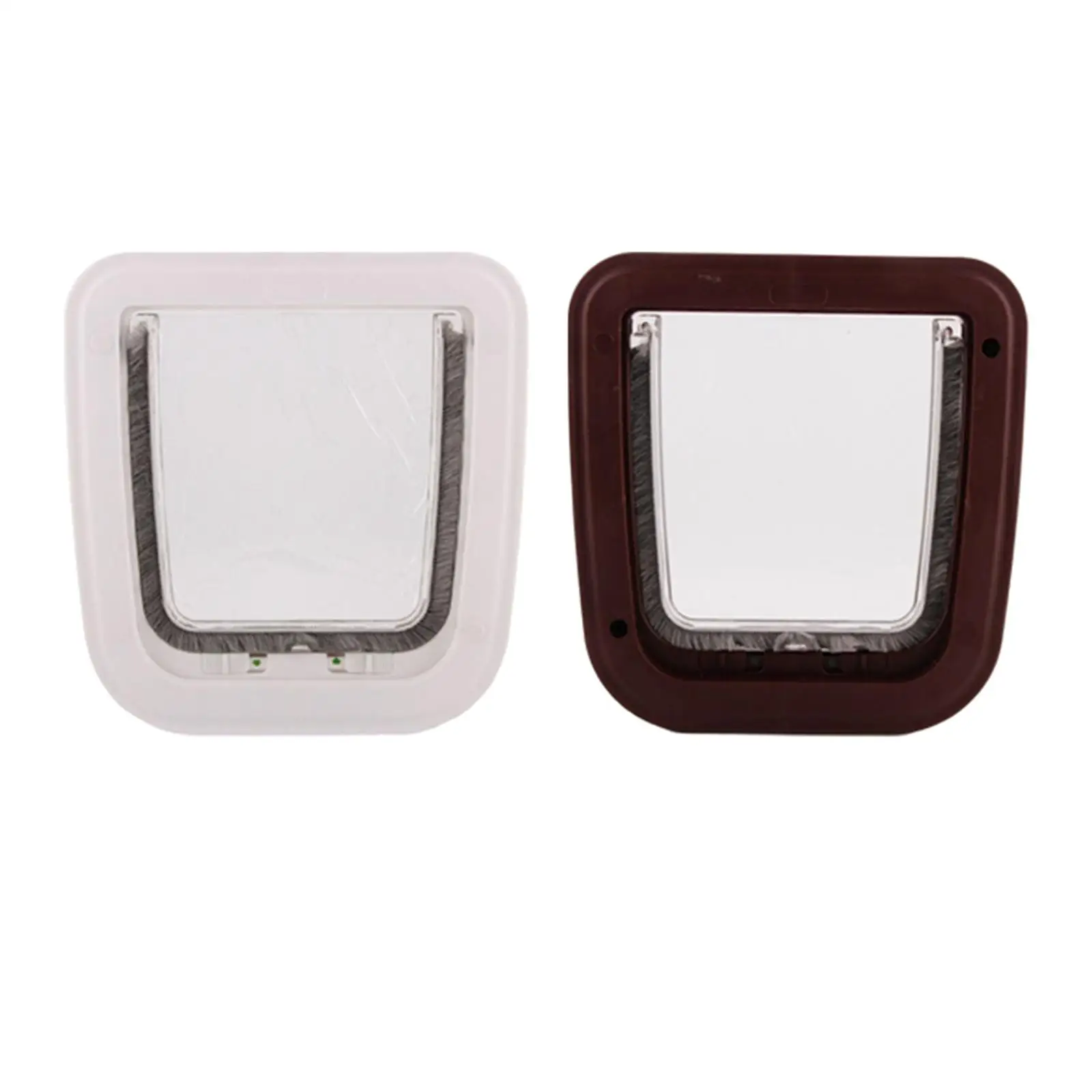 Large Dog Flap Door Lockable Small Pet Gate Supplies Plastic Lock Door