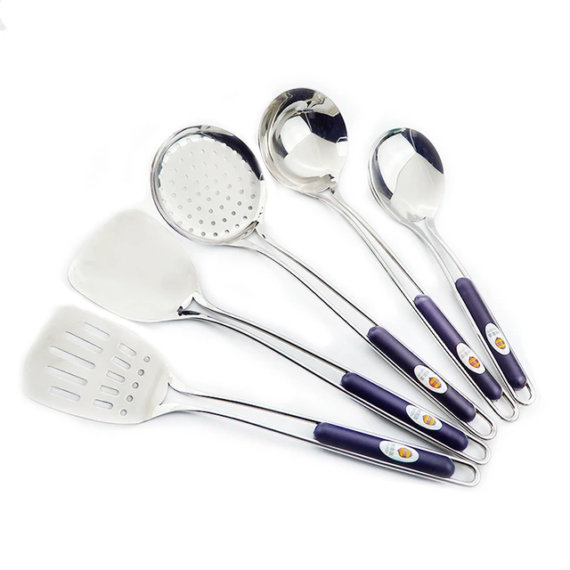 Kitchen Utensils Set Nylon Stainless Steel 23 Piece Heat Resistant Cooking  Tools