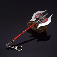 Hot Blooded Legend Game Peripheral Weapons 18cm Purgatory Axe Sword Zinc Alloy Weapon Model Decorations Christmas Gift Toys 2