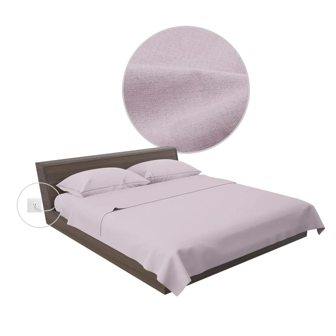 Grounding Sheets Queen Size with 10% Silver Fiber & Organic Cotton- Conductive with Grounding Cord, Grounding Keep Good Sleep