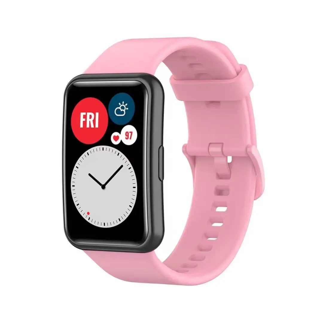 Silicone Sports Strap for Smartwatch - Breathable & Comfortable Wristband
