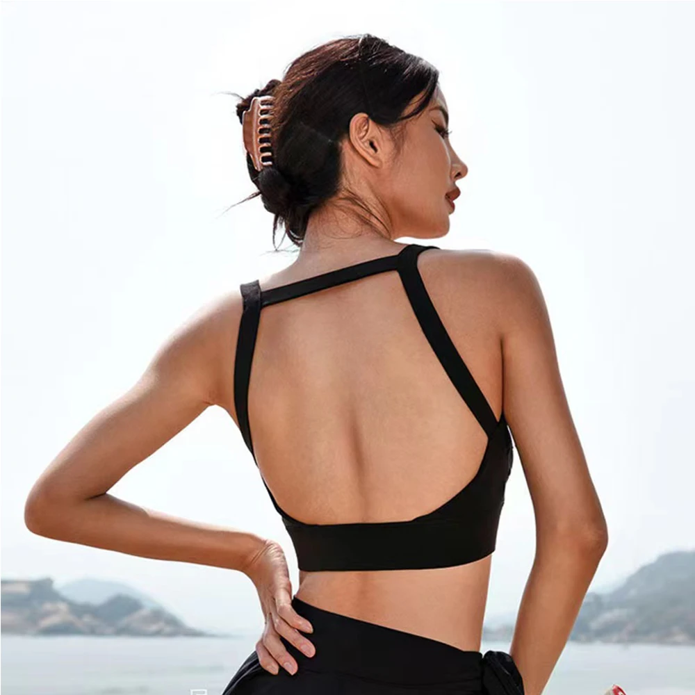 Women Yoga Sports Bra Seamless Comfort Padded Running Underwear High Quality Shockproof Sexy Tennis Fitness Bra Gym Sportswear