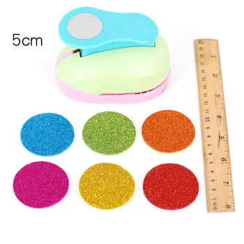 50mm Forma del cerchio mestiere perforatrice cortador de papel de scrapbook carta schiuma scuola manuale 5 cm Taglierina rotonda FAI DA TE Strumento più rotondo