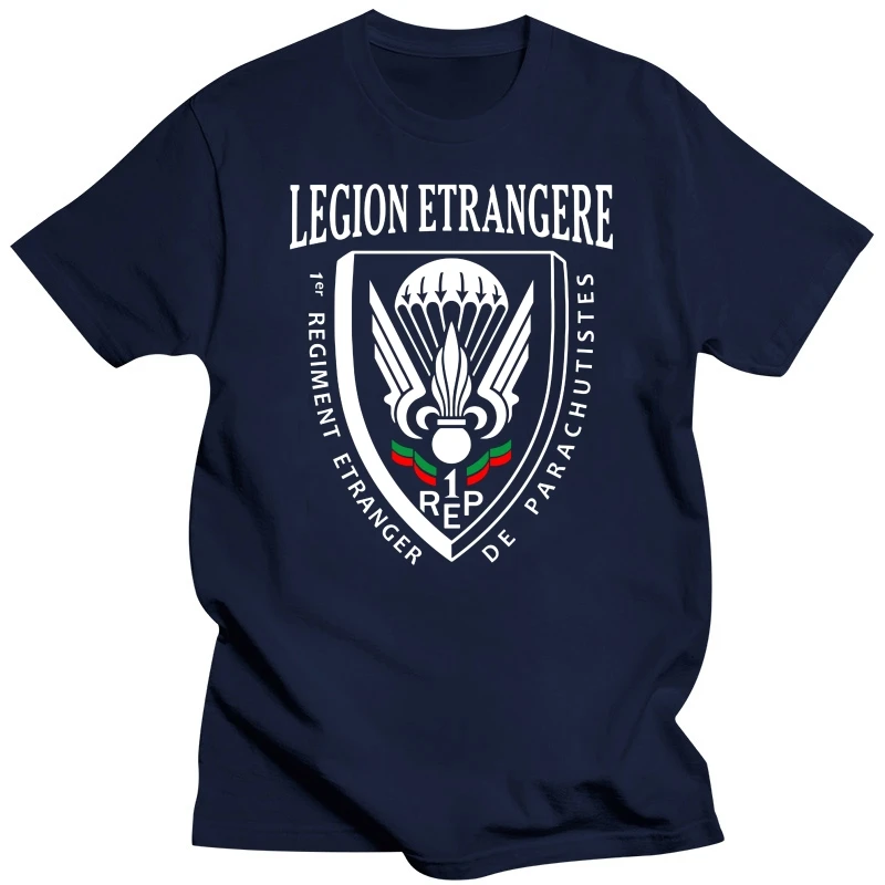 Legion Etrangere 1 Rep Paratrooper French Foreign Legion T-Shirt Summer Cotton Short Sleeve O-Neck Mens T Shirt