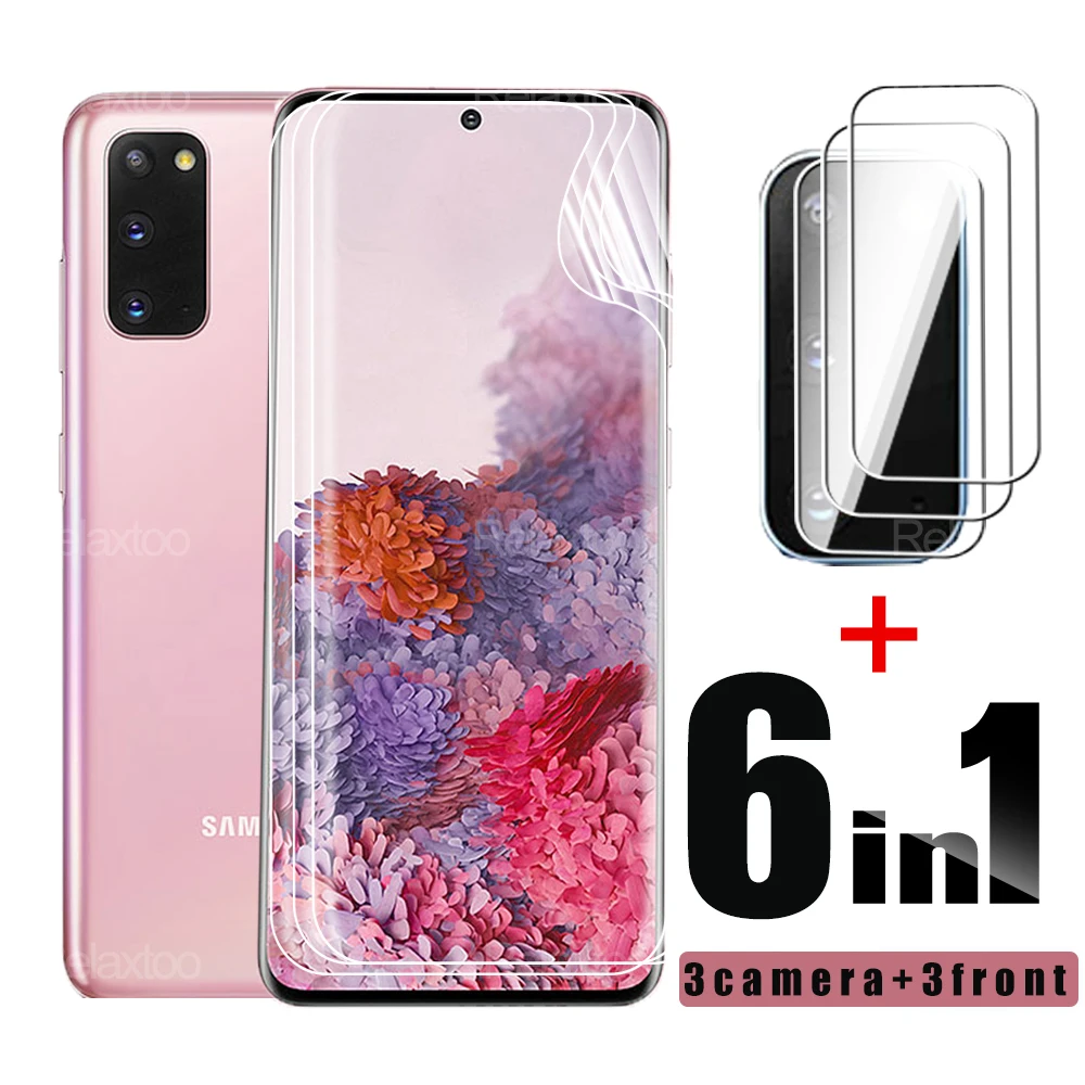 6 In 1 Hydrohel Front Film For S20 Fe S20 Ultra Screen Protector For