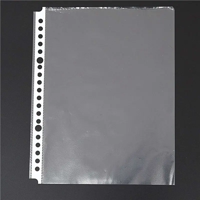 SB - Confezione da 200 buste trasparenti perforate formato A5 - Cartelline in plastica_voghion.com