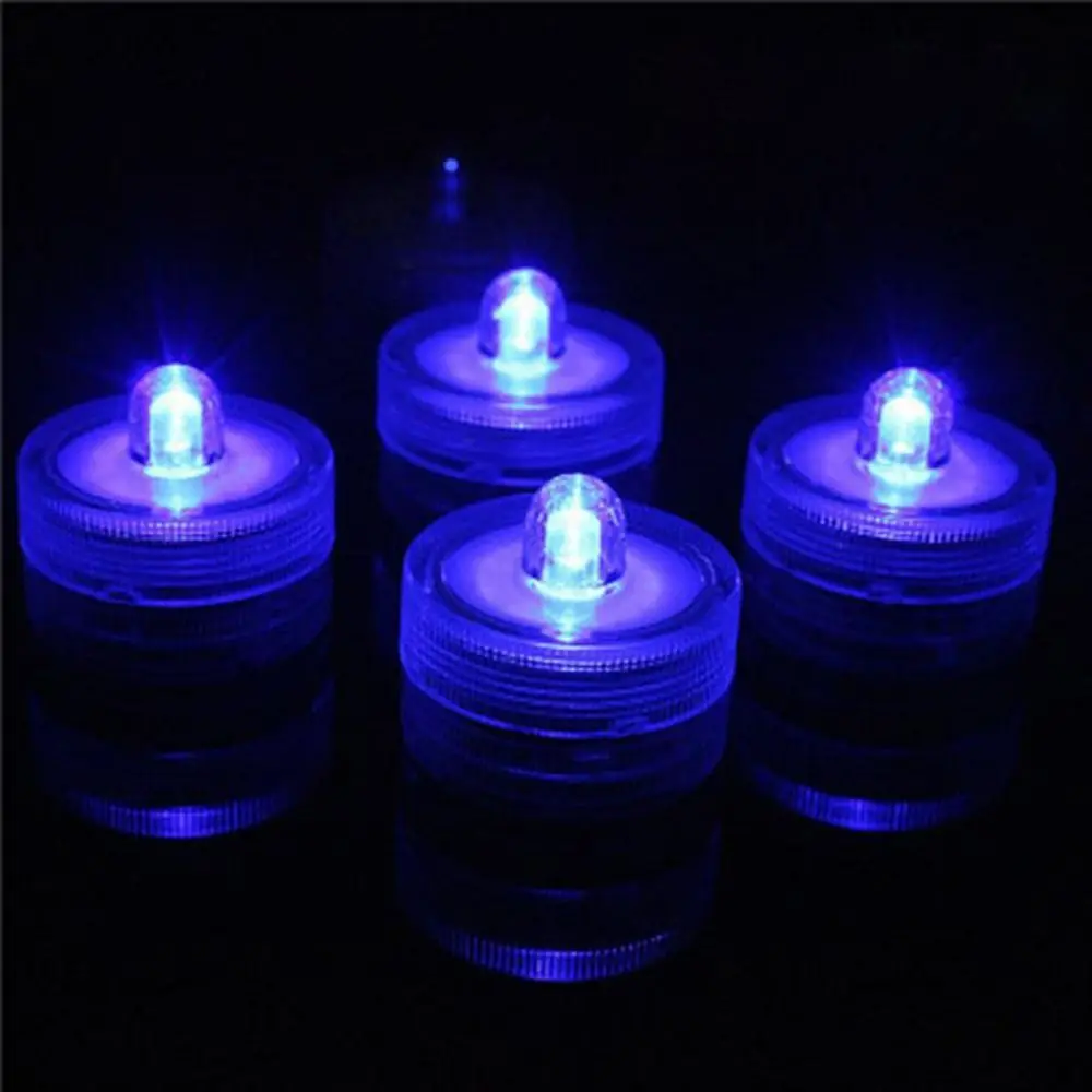 

Decorative Fish Tank Candle Lamp Waterproof Multicolor Submersible Mini LED Lights Plastic Mini Underwater LED Candle Lamp