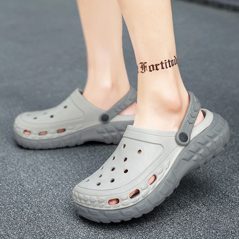 Fashion Designer Sandals For Men Classic Platform Casual Men's Clogs Outdoor Beach Non-slip Summer Sandal Man sandalias hombre