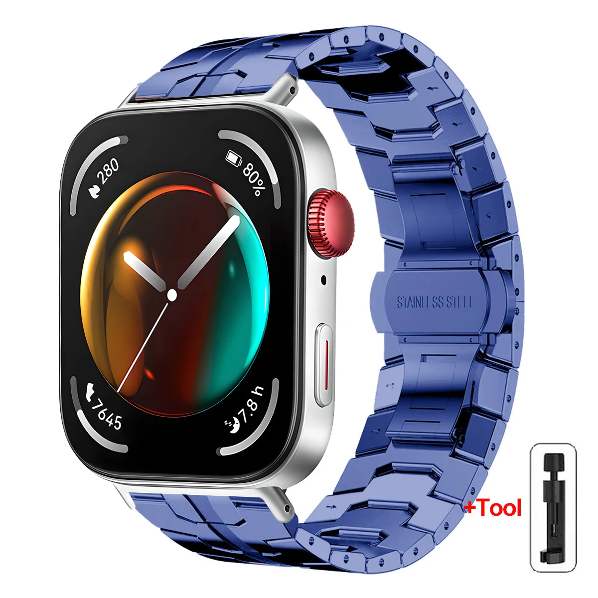 Stainless Steel Adjustable Metal Strap Bracelet