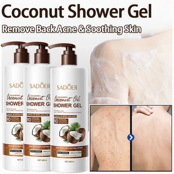500Ml 여드름 컨트롤 샤워 젤, 보습 오일, 여드름 제거, 상쾌한 향기, 바디 아미노산, 피부 회춘 샤워 젤