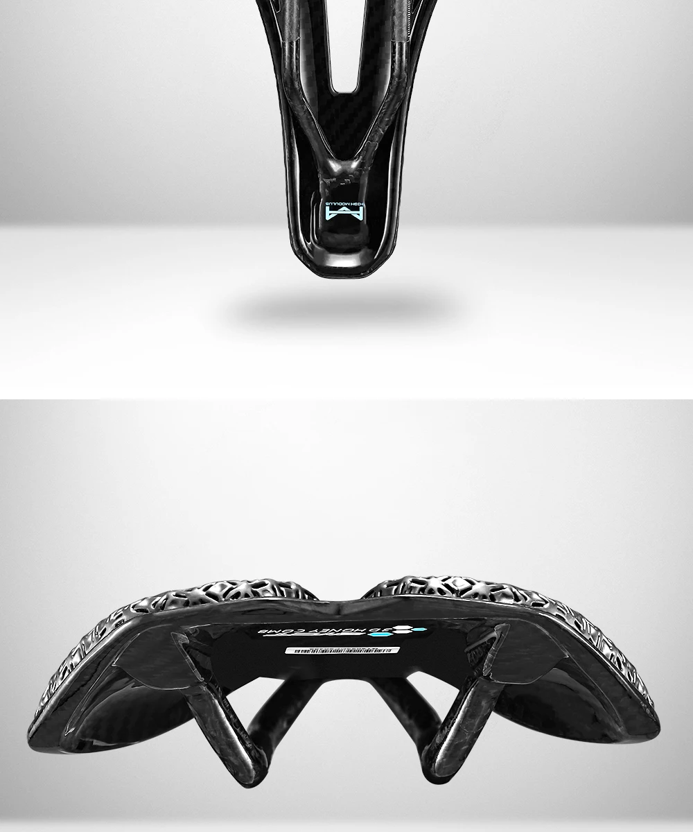 RYET Carbon 3D-gedruckter/EVA-Fahrradsattel Ultraleichter Renn-MTB-Sitz 7x9mm Sattel 126g/155g/170g Sitzkissen Fahrradteile – Detail 18