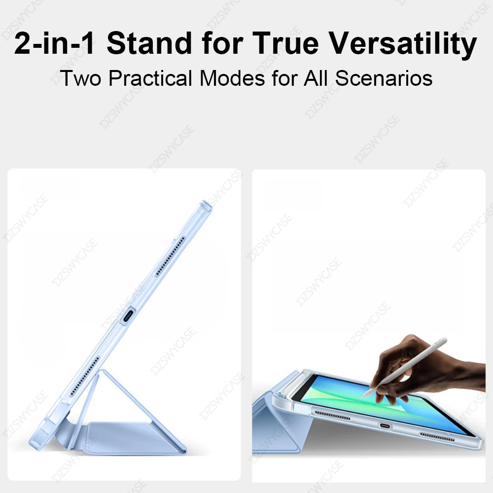 Transparent Clear Hard Tablet Case - Durable Protective Back Cover