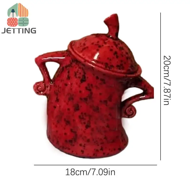 Canister Cute Sassy Storage Canister Fun Ceramic Desktop Ornaments Food Storage Jar Airtight Lid food storage canister