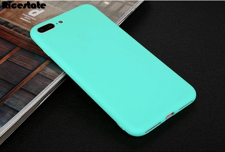 Chic Candy Color Silicone Phone Case - Soft & Stylish Protective Cover